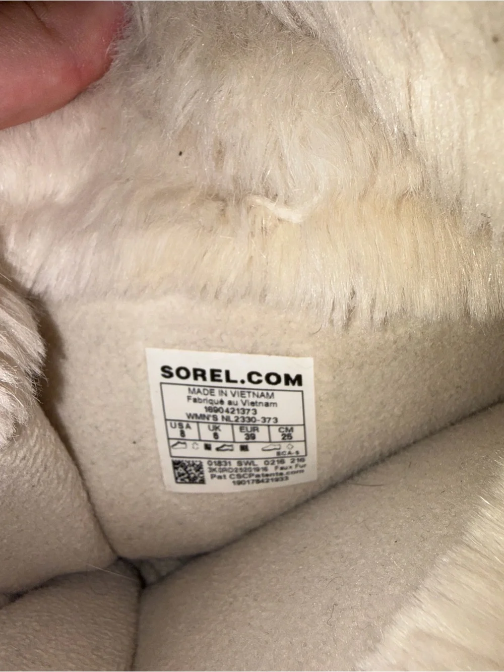 Sorel Women's Tan and Gray Faux-Fur Winter Lace-Up Boots